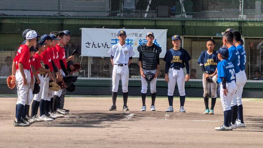 デポルターレ中学生野球大会の様子の写真