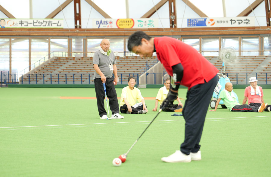 島根県ゲートボール選手権大会の様子の写真