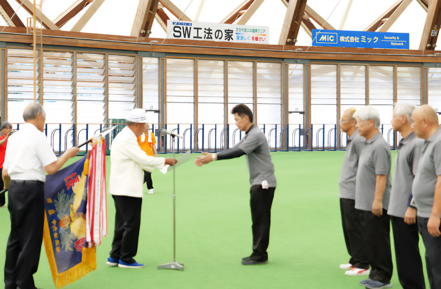 島根県ゲートボール選手権大会の様子の写真