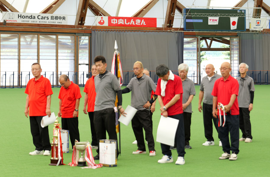 島根県ゲートボール選手権大会の様子の写真